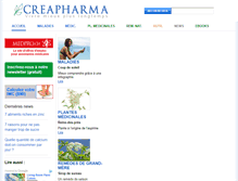 Tablet Screenshot of creapharma.ch